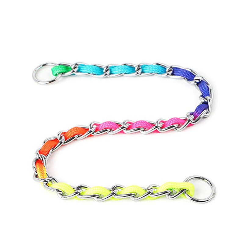 Rainbow dog collar and leash best sale