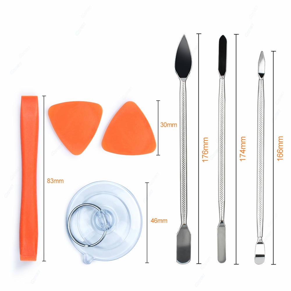 Juego de destornilladores electrónicos profesionales 75 en 1, Kit de herramientas de reparación con alicates de tijeras para iPad Smartphone, reparación de tabletas por ordenador
