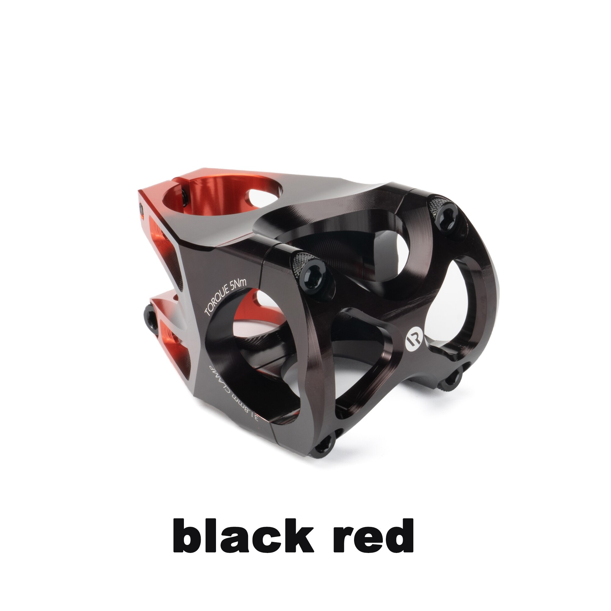 Redshift Mountain Bike Stem 31.8mm Handlebar Stems 0 Degree For MTB XC AM DH FR Mountain Bike 28.6mm Steerer Mountain Bike Parts: black red