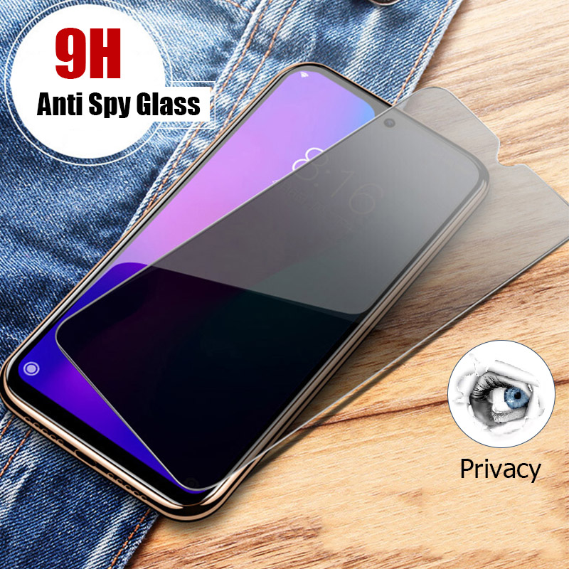 Protecteur d'écran de confidentialité Anti-espion, pour Motorola Moto G7 G8 G8 Power G9 Plus G9 Play Moto One Fusion Plus One, verre hyper trempé