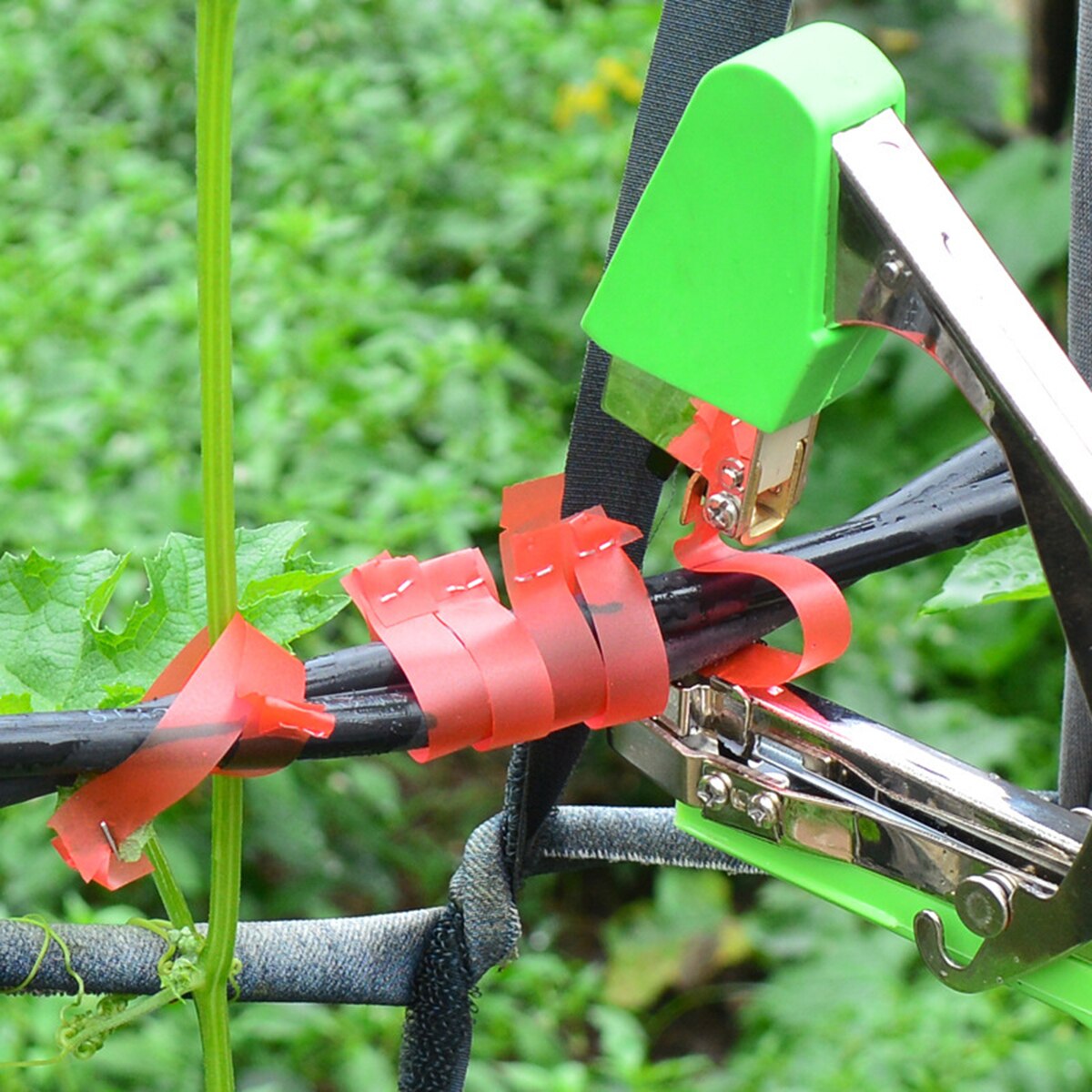 4 stk / sæt haveværktøj strømpebånd planter plante gren håndbinding bindende maskine hakket vegetabilsk tapetværktøj tapener tapet hjem have