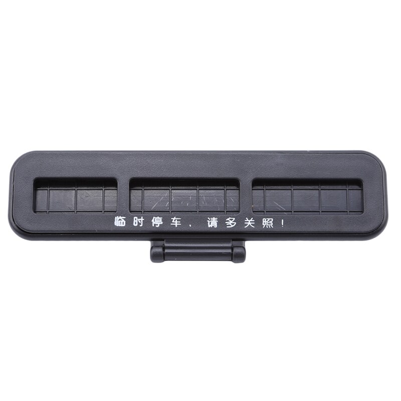 Auto opvouwbare nachtlamp tijdelijke parkeerplaats telefoonnummer kaart zuignap plaat auto flip verborgen tijdelijke parkeerkaarten