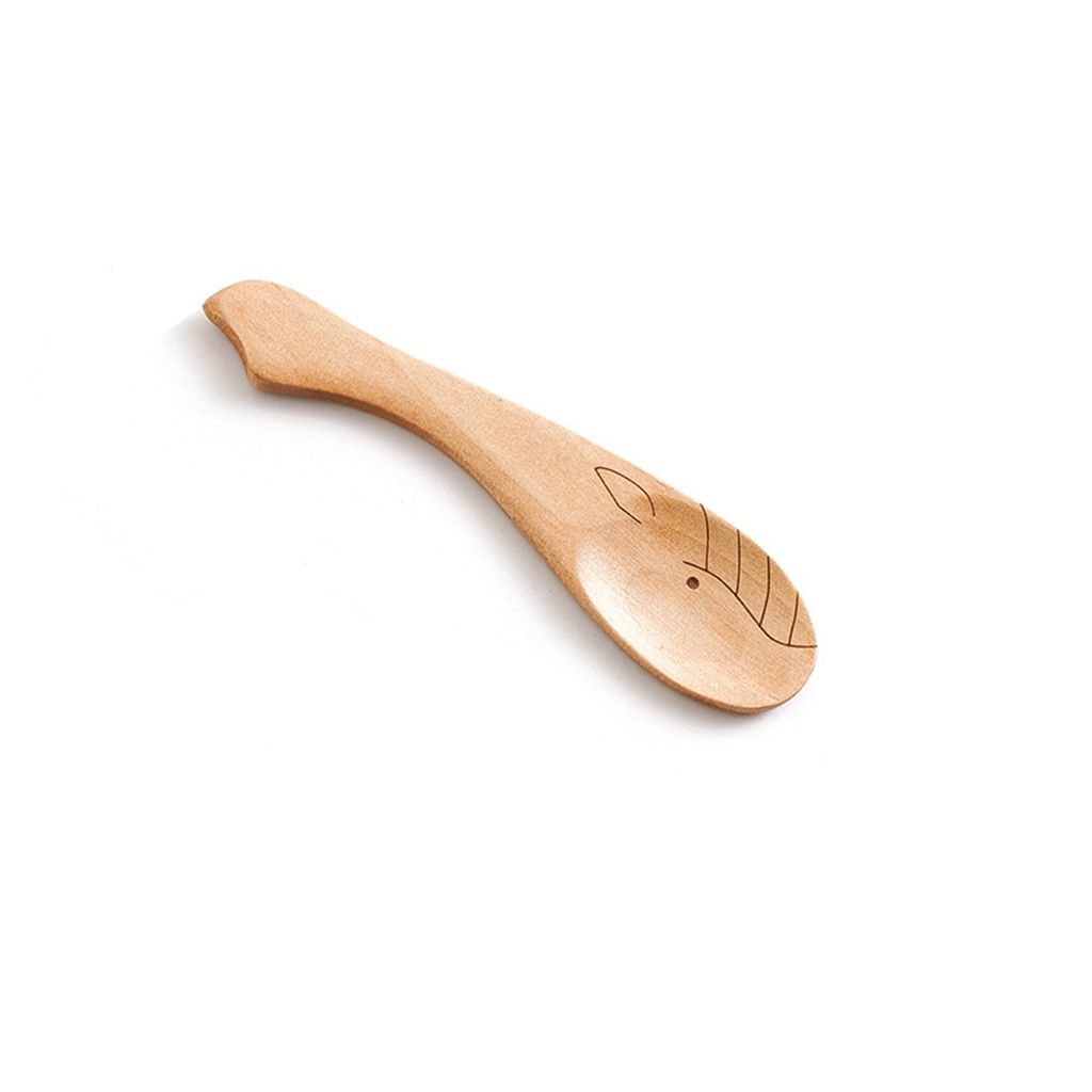 1PC Cute Cartoon Children Wooden Spoon Coffee Tea Soup Stirring Spoons Dessert Honey Cutlery Japanese Style Kitchen Tools: 6