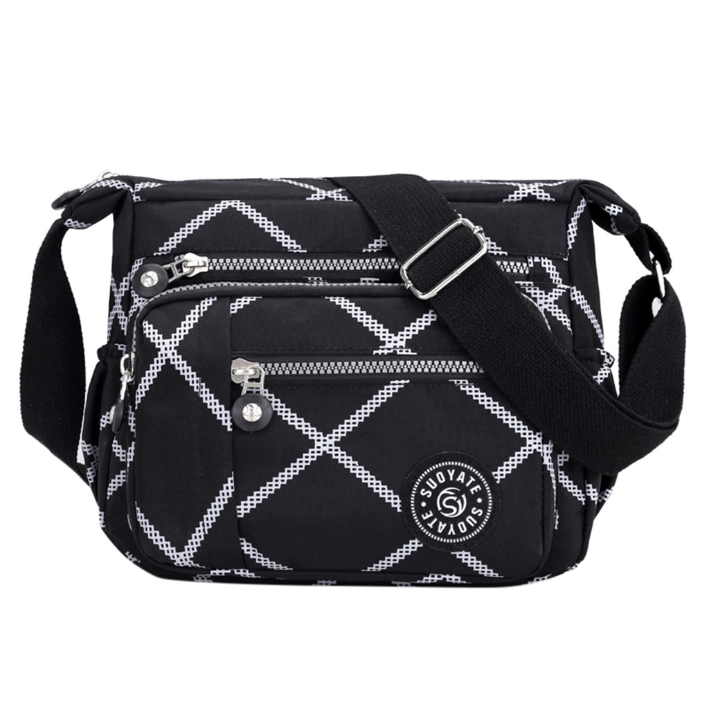 Women Messenger Bags for Women Waterproof Nylon Handbag Female Shoulder Bag Ladies Crossbody Bags Ladies Zipper Handbag: H