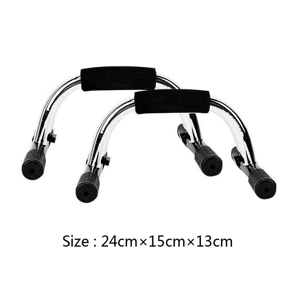 1 Pair Fitness Push-Ups Stand Steel Push-Ups Stands Bars for Building Chest Muscles Push-Ups Support Equipment
