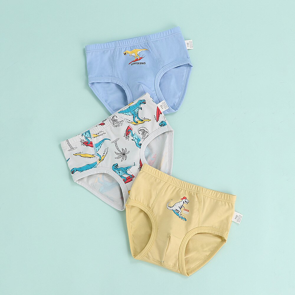 3 Pcs Boys Briefs Children 5% Spandex Cotton Cartoon Boys Children Underwear Children Manufacturers: SJ255