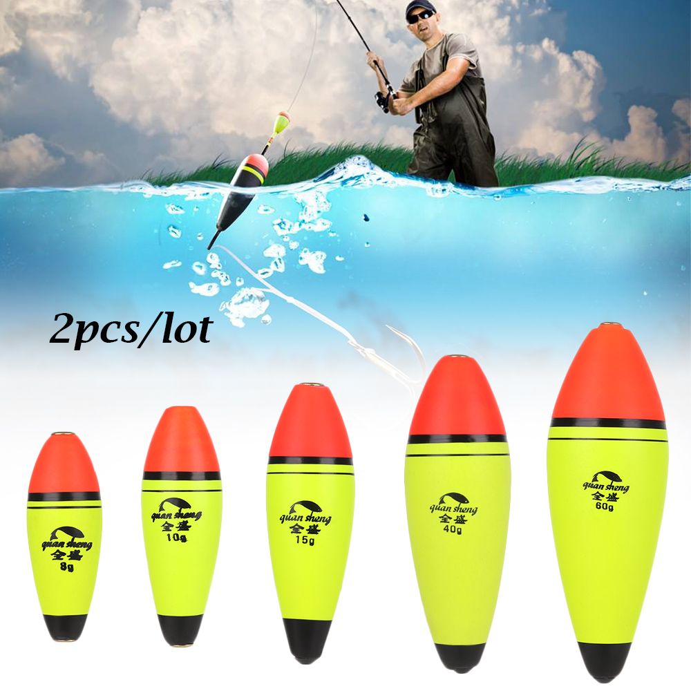 2pcs/lot Fishing Float 5pcs/lot EVA elastic material 40g buoyancy Sea Fish Float Fishing Tackle