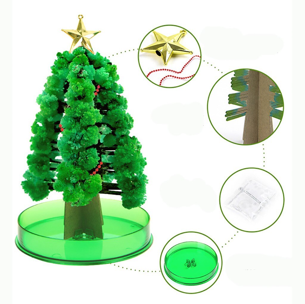 Christmas Paper Tree Magic Growing Tree Toy Boys Girls Novelty Xmas 10ML toys for boys