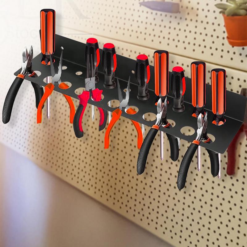 Schroevendraaiers Rek Metalen Wandgemonteerde Tang Hanger Plank Handgereedschap Opslag En Organisatie Houder Voor Kelder Garage Workshop