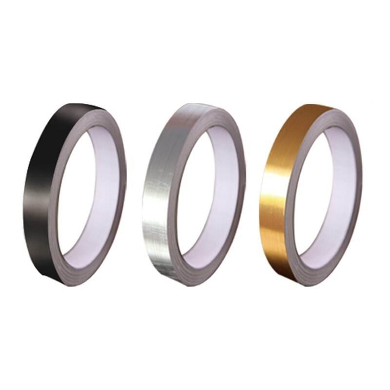 0.5/1/2*5000Cm Zilver/Goud Lijm Vloer Tegel Strip Naad Sticker Waterdicht Muur Afdichtingstape Koper folie Tape