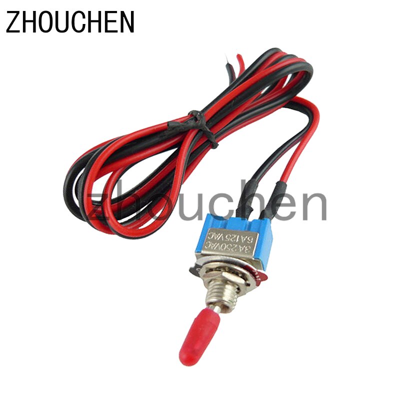 Security Alarm Pre-Wired On/Off Mini Toggle Switch 24inch 12V