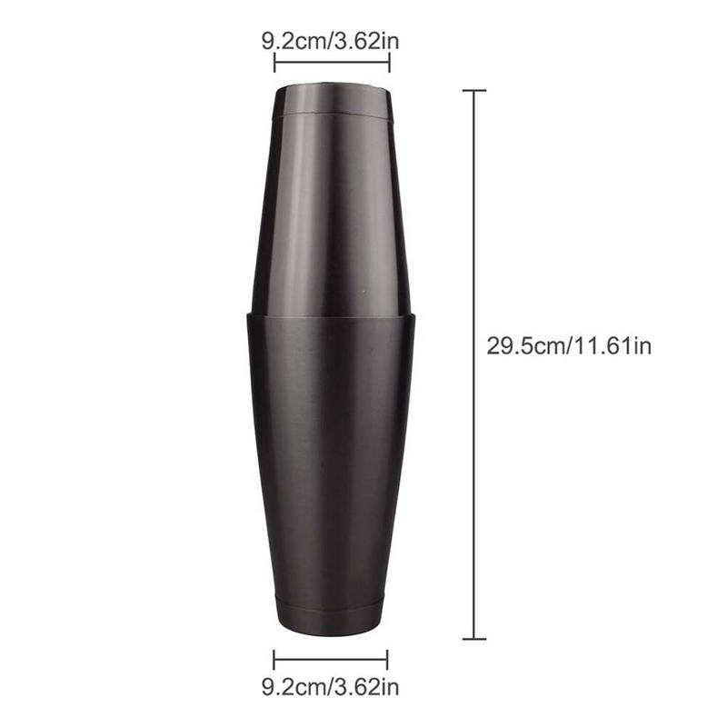 2 stks/set Boston Shaker Cocktail Shakers Roestvrijstalen Shaker Bar tool Bos Mengbeker Drinken Barman Bar Set Tool