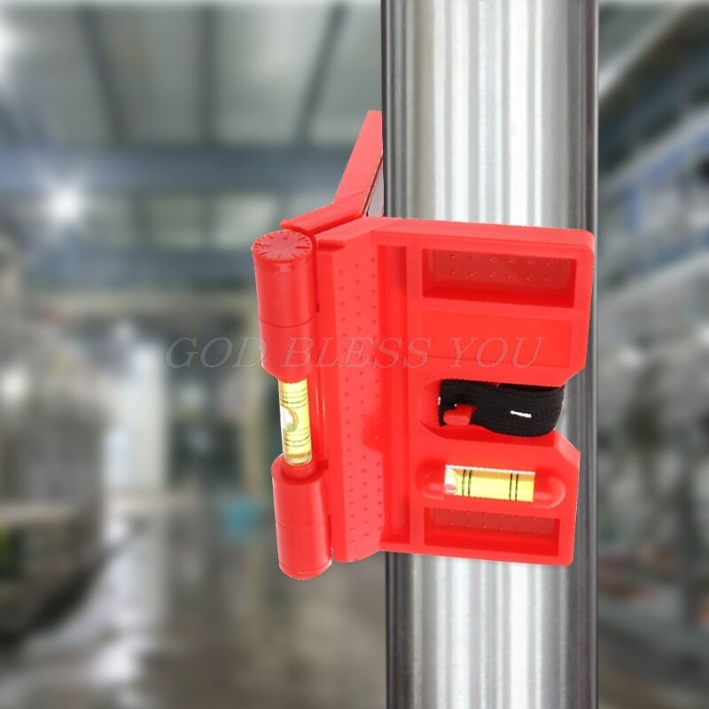 340 Degree Foldable Magnetic Level Pipeline Tube Installation Pipeline Construction Pipe Locator Level Spirit 1Pcs