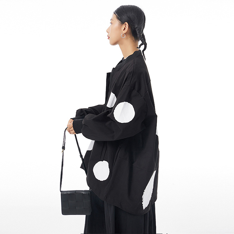 2024 herfst mode losse vest hoodie temperament originele vrouwen Europa en de Verenigde Staten casual jas 5201