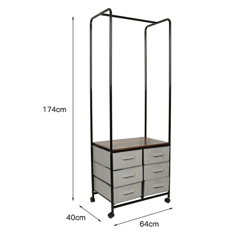 Movable Simple Wardrobe Multi-function Housing Han... – Grandado