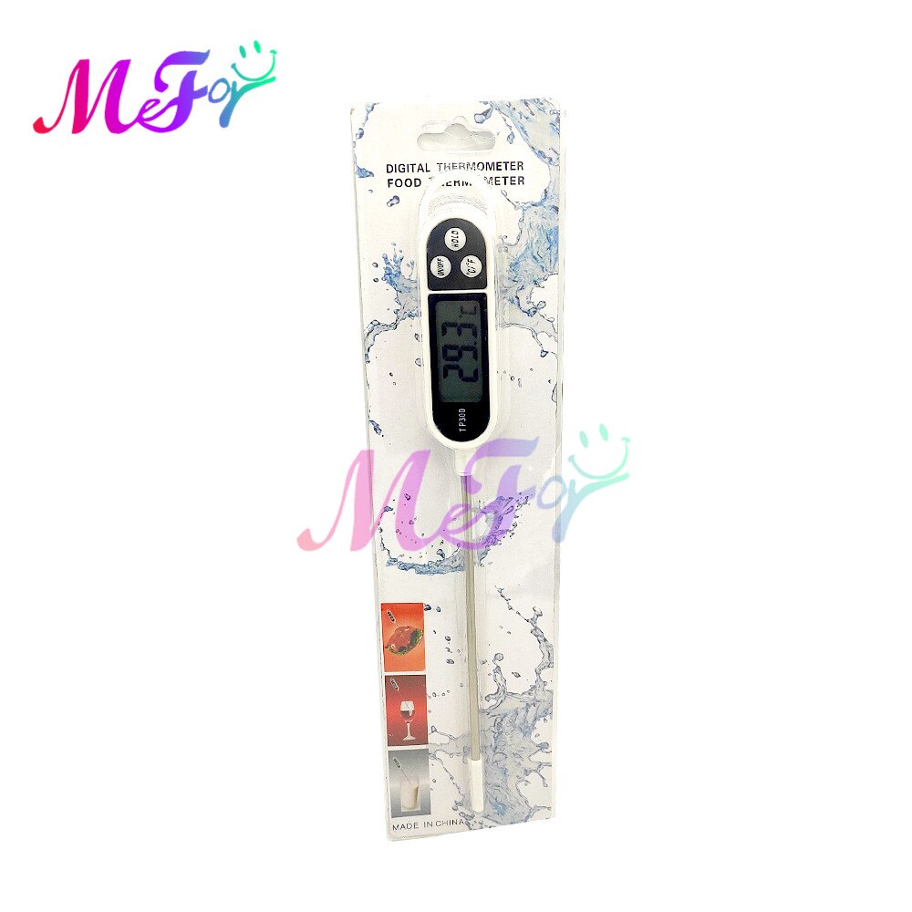 Digitale keukenthermometer met batterij Vlees Water Melk Koken Voedsel Koffie Temp Sonde Thermometer BBQ Oven Barbecue Testtool