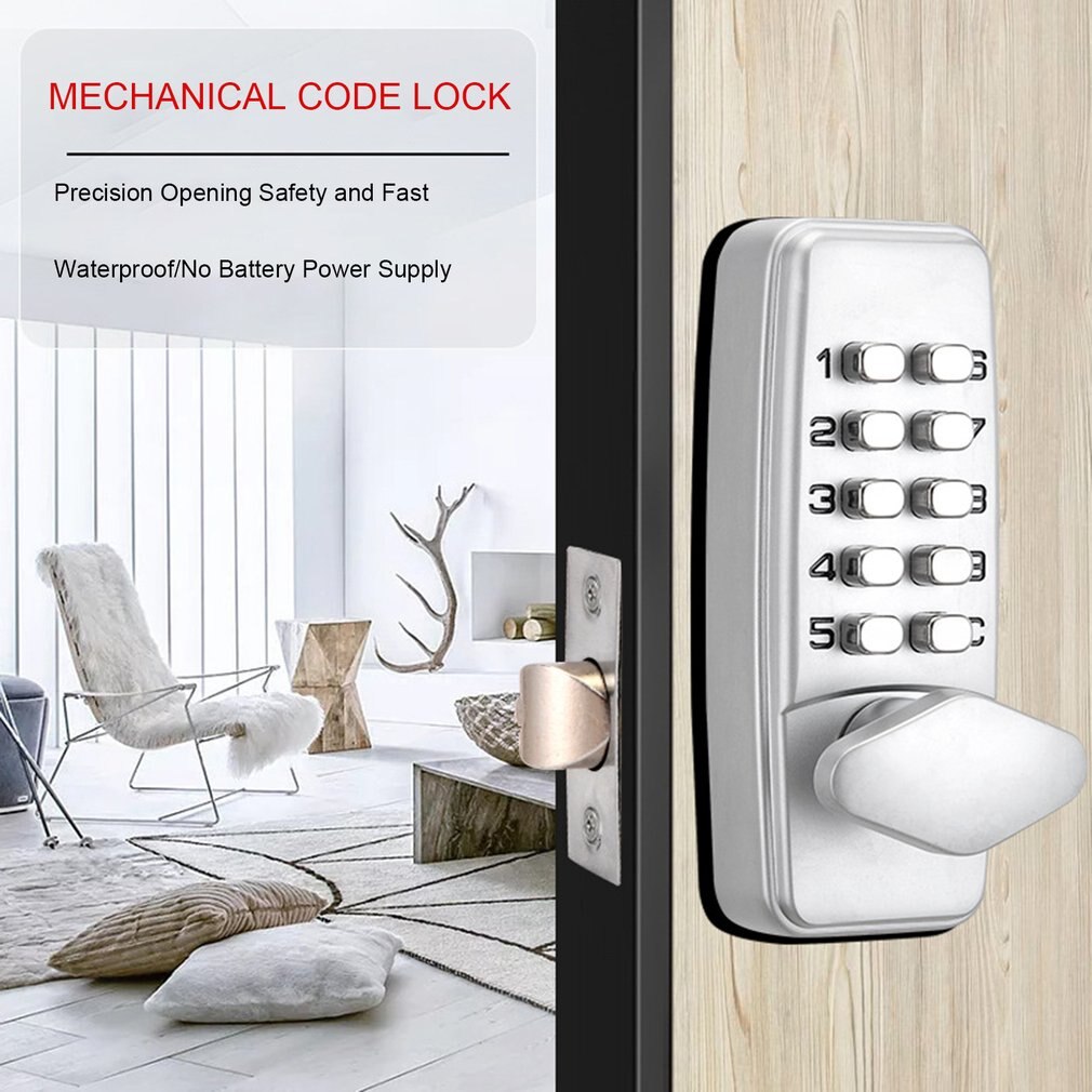 Digitale Passwort Türschloss Mechanische Code Keyless Eintrag Türschloss Wasserdicht Generation Passwort Elektronische Schloss