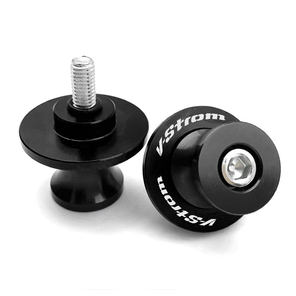 Para Suzuki v-strom 250 1050 XT V Strom 650 VStrom 800DE DL650 DL100 motocicleta 8MM basculante carretes soporte deslizante Protector de tornillos