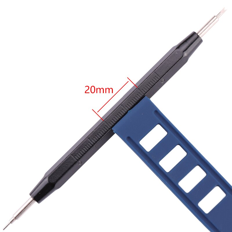 Pulseira de relógio fivela mola barra ligação pino removedor reparação abridor ferramenta medição liga alumínio profissional ferramentas relógio