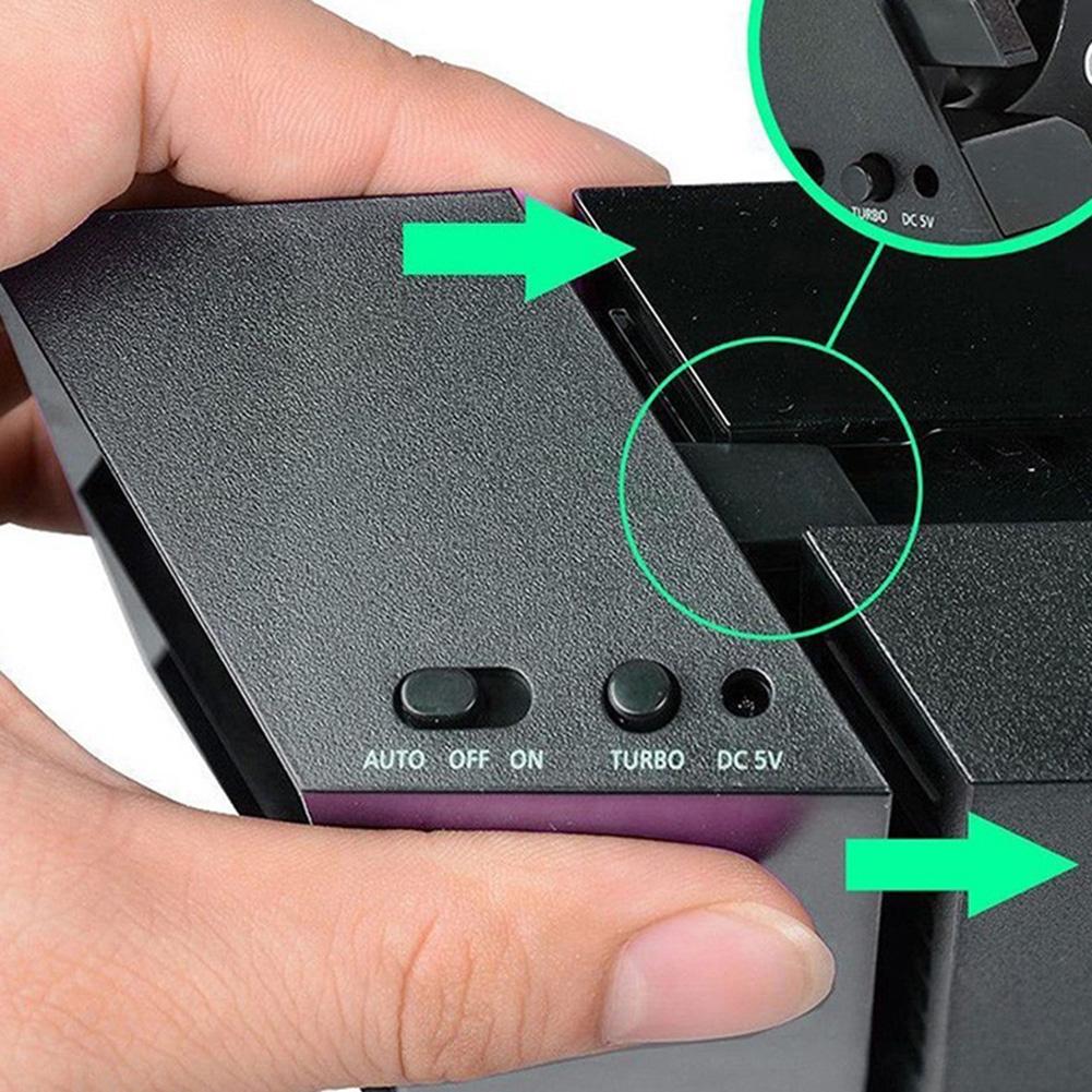 Ventilateur externe de refroidissement Super USB pour Console Sony Playstation 4, contrôle intelligent de la température Turbo