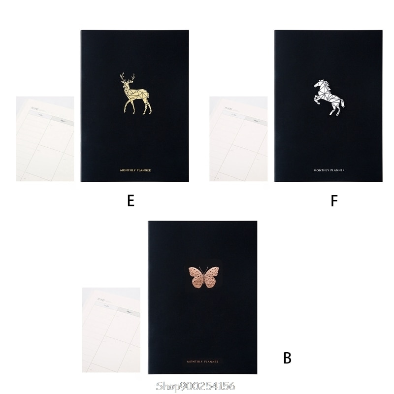 Planner Notebook Journals Organizer 365 Days Plan Note Book Weekly Monthly Schedule Notepad N18 20