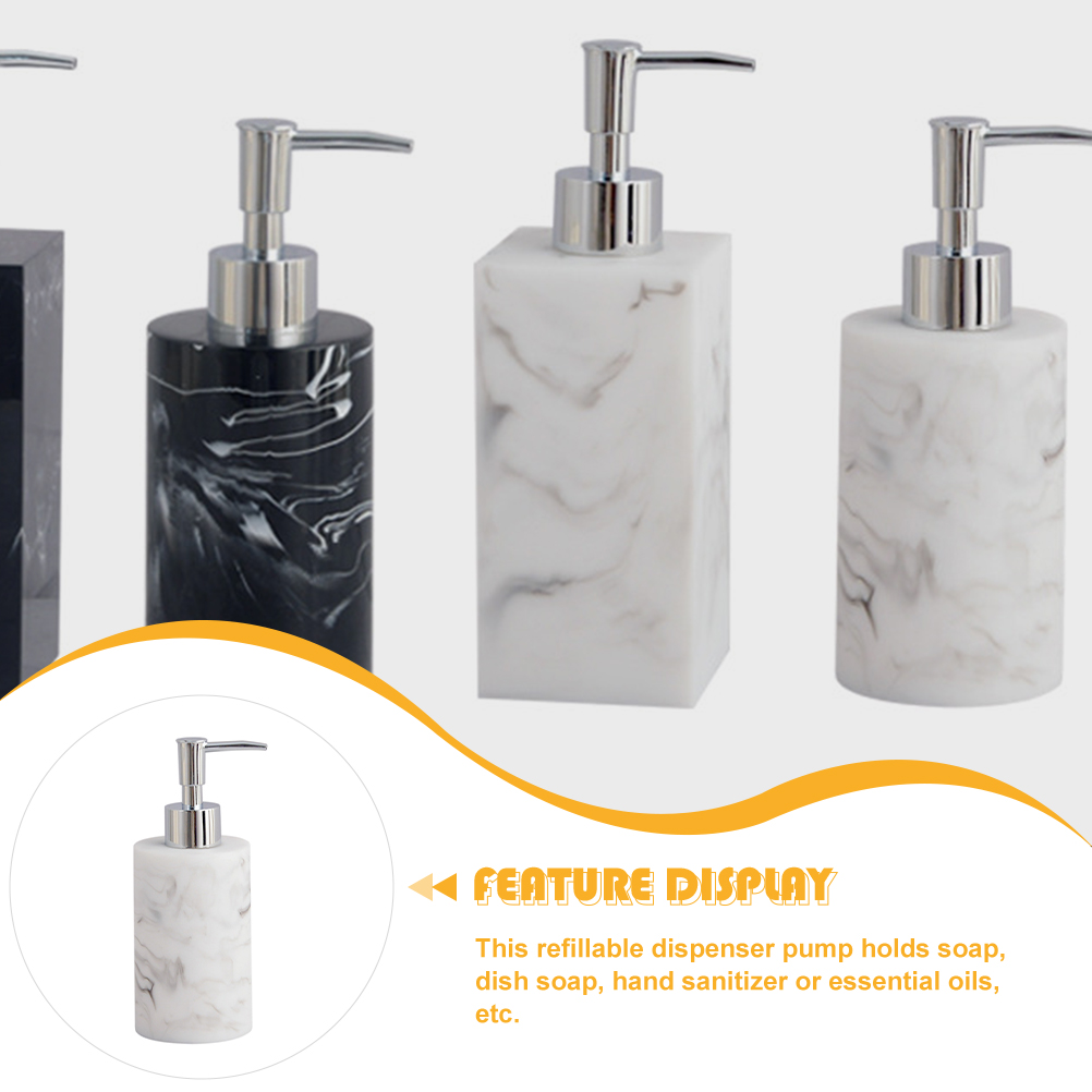 Refillable Pump Bottle Shampoo Dispenser Hand Sanitizer Bottle Soap Dispenser 270ML