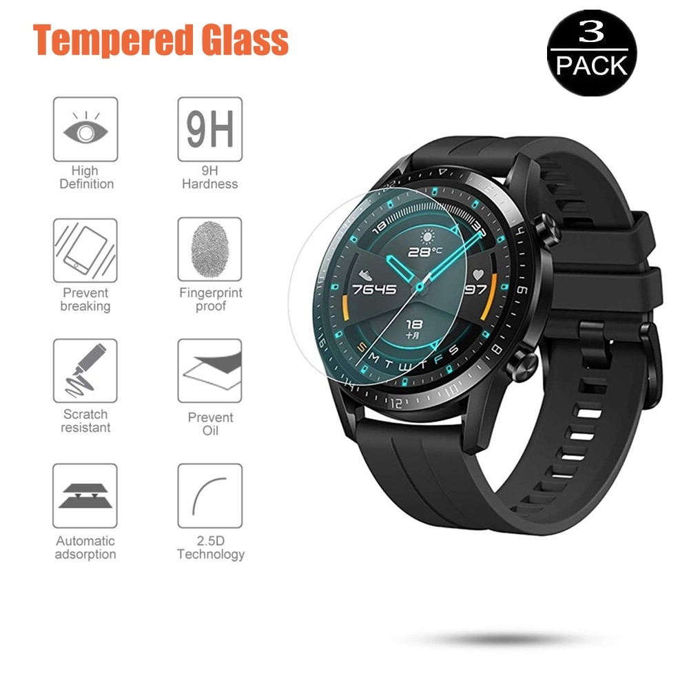 9H Premium Gehard Glas Voor Huawei Horloge Gt 2 46Mm Anti-Kras Glas Voor Honor Horloge Magic2 46Mm Screen Protector Cover Film