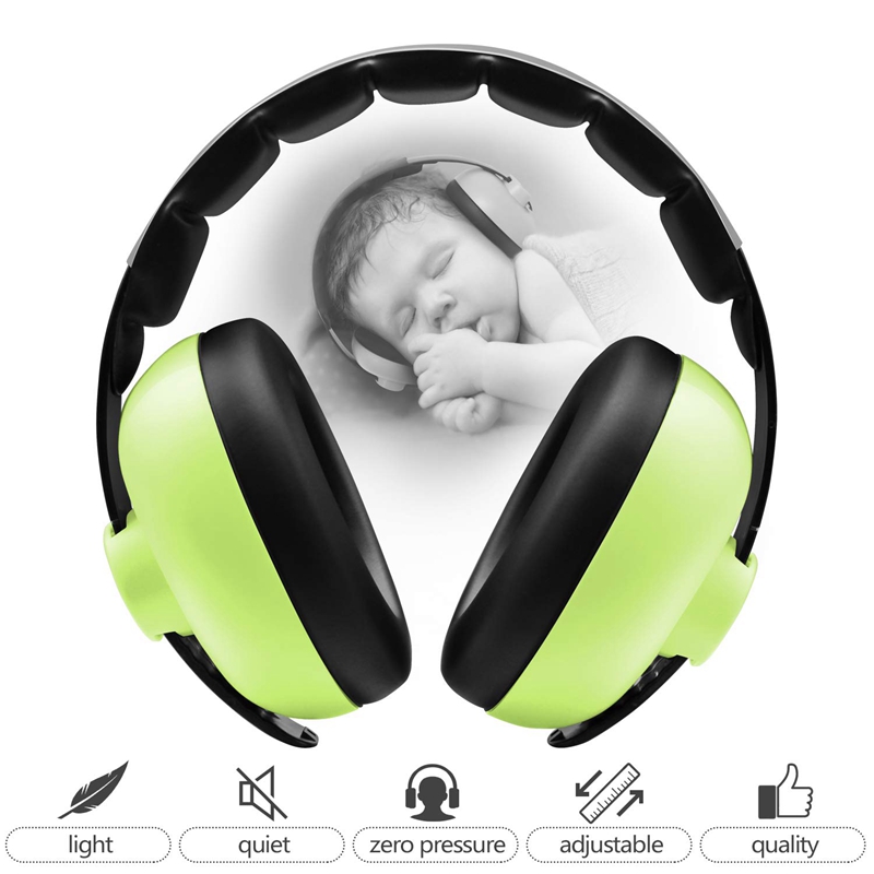 Baby Noise-Proof Oortelefoons Kindje Oor Bescherming Ruisonderdrukking Leren Slaap Geluidsreducerende Oordopjes Kind Baby Bescherming E