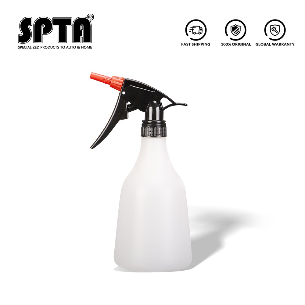 SPTA Empty Plastic Spray Bottles With Acid And Alkali Resistant Can Foam Sprayer Adjustable Nozzle for Car Beauty: 500ML  Foam Gun