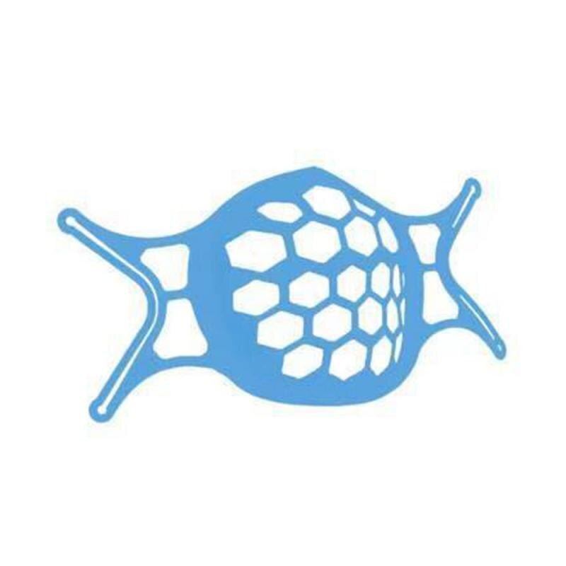 Support de masque en silicone 3D, 10 pièces, cadre de support interne avec petits accessoires: blue 1pc