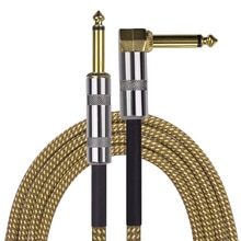 6 Meters/ 20 Feet Musical Instrument Guitar Cable guitar accessories for Electric Guitar Bass Mixer Amplifier Equalizer