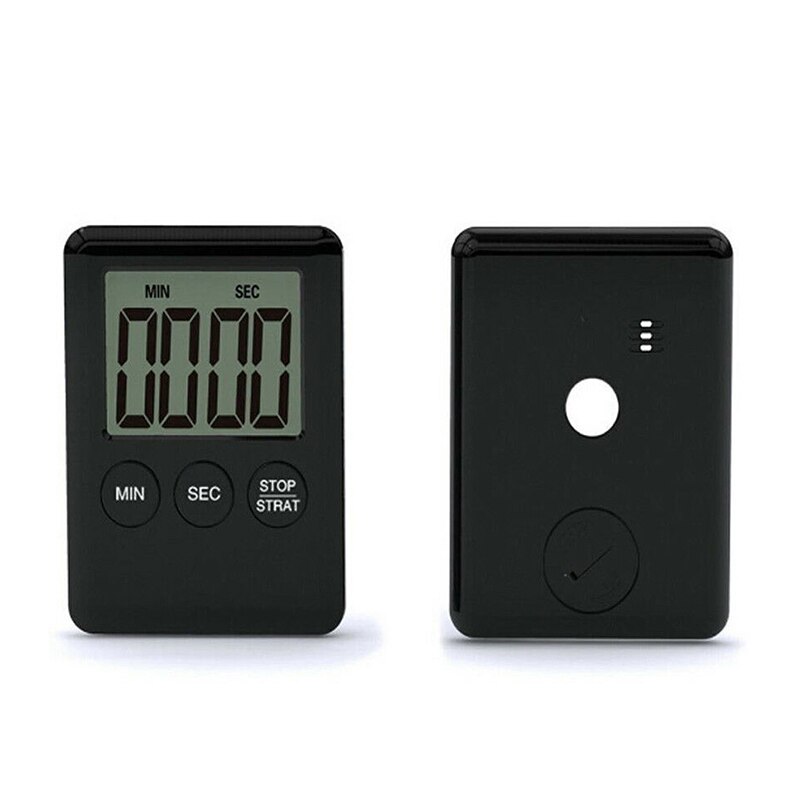 Super Thin LCD Digital Screen Kitchen Timer Square Cooking Count Up Countdown Alarm Sleep Stopwatch Temporizador Clock