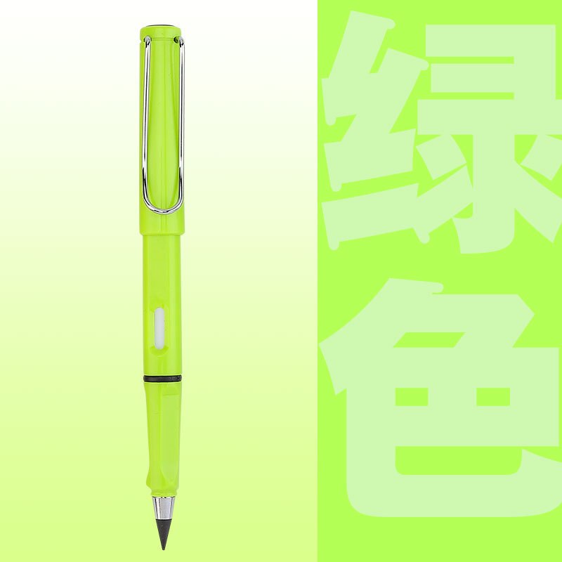 Magic Pencil Eternal Pencil Endless Pencil No Need Sharpen Calligraphy Students Stationery School Supplies HB Technology: green