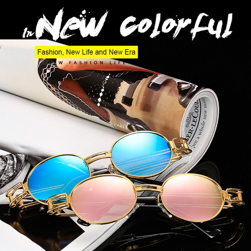 Gafas de rapero de diamante para hombre y mujer, anteojos de sol brillantes con montura de Metal para PC, A1