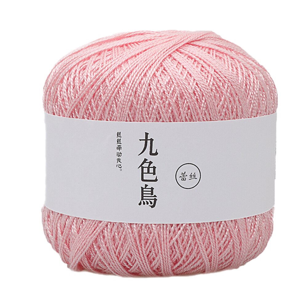 1 rouleau deux brins doux coton corde bricolage tricot tissage ficelle fil cordon pour bricolage à la main vêtements écharpe et chaussettes *: 18