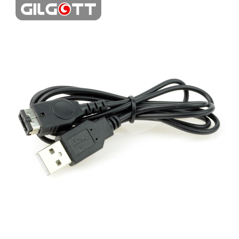 Usb-ladekabel til nintendo ds nds gba sp spill gutt avansere  sp 1.2m -  svart