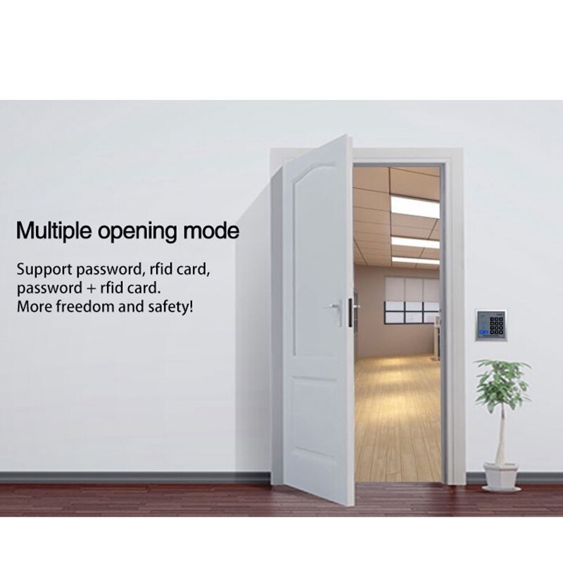 RFID Keypad Access Control System Device Machine Security Proximity Entry Password Door Lock Smart Door Lock System