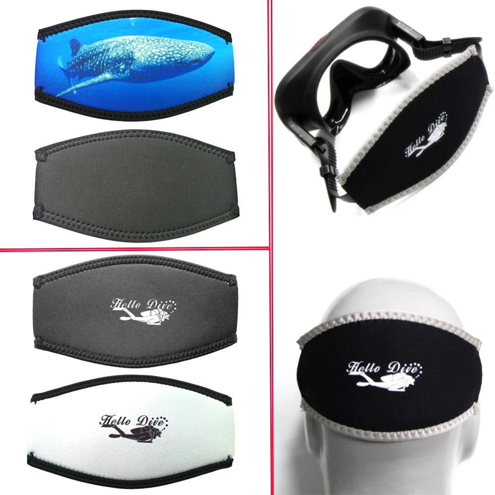neoprene morbido subacqueo immersione maschera copertura cinturino nuoto Surf immersioni Snorkeling copertura cinturino per capelli sostituzione involucro