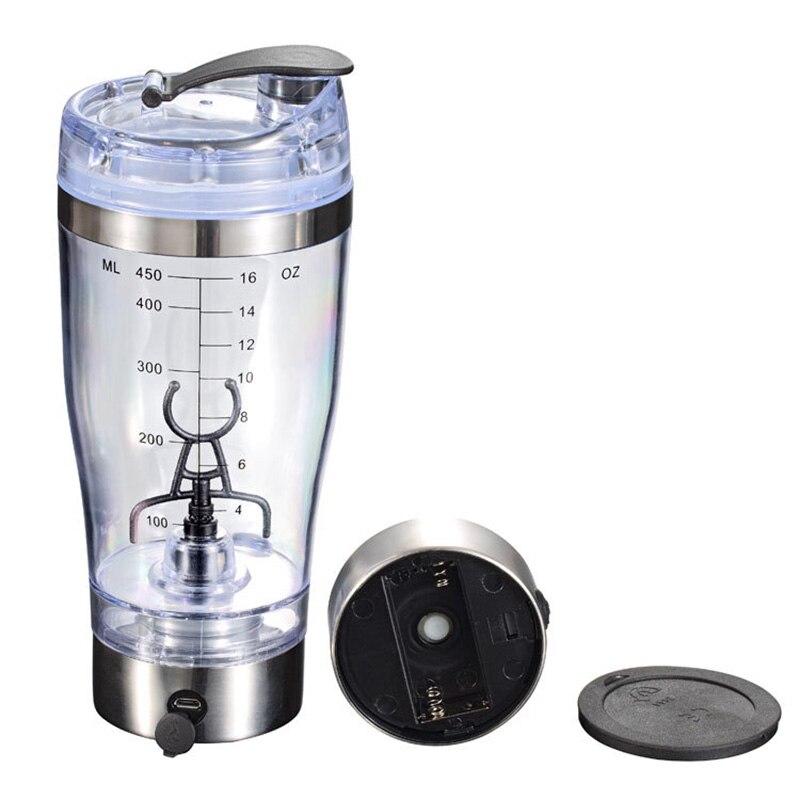Elektrisk bländare protein shaker flaska bärbar automatisk virvelblandare