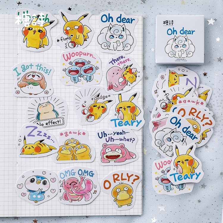 45 stks/pak Briefpapier Stickers Kawaii Dieren Dagboek Planner Decoratieve Mobiele Stickers Scrapbooking DIY Craft Stickers