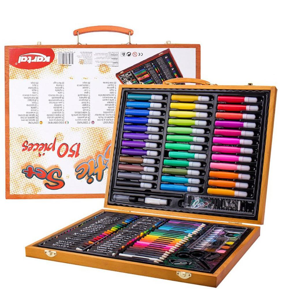 168PCS Painting Drawing Art Artist Set Kit for Kids Children Boys Girls Students Christmas Birthday Festival