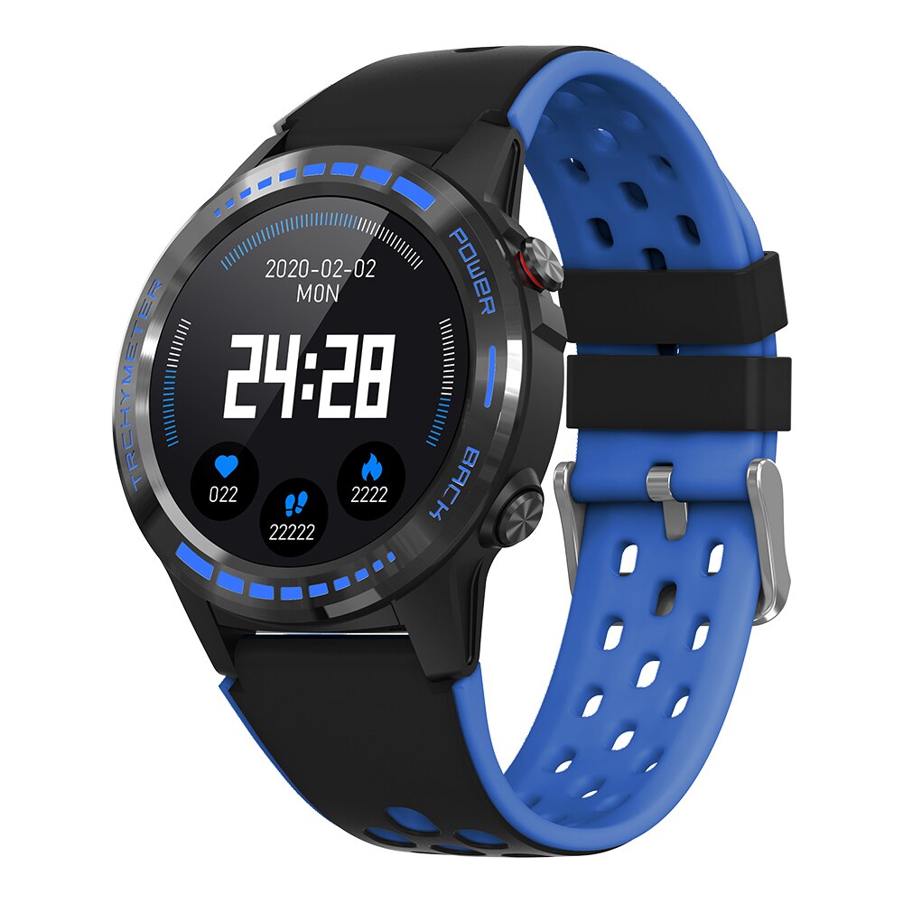 AM7 Bluetooth Oproep Smart Watche Met Gps Hoogtemeter Barometer Kompas Hartslag Sport Fitness Tracker Voor Man Vrouw Android Ios: Blue