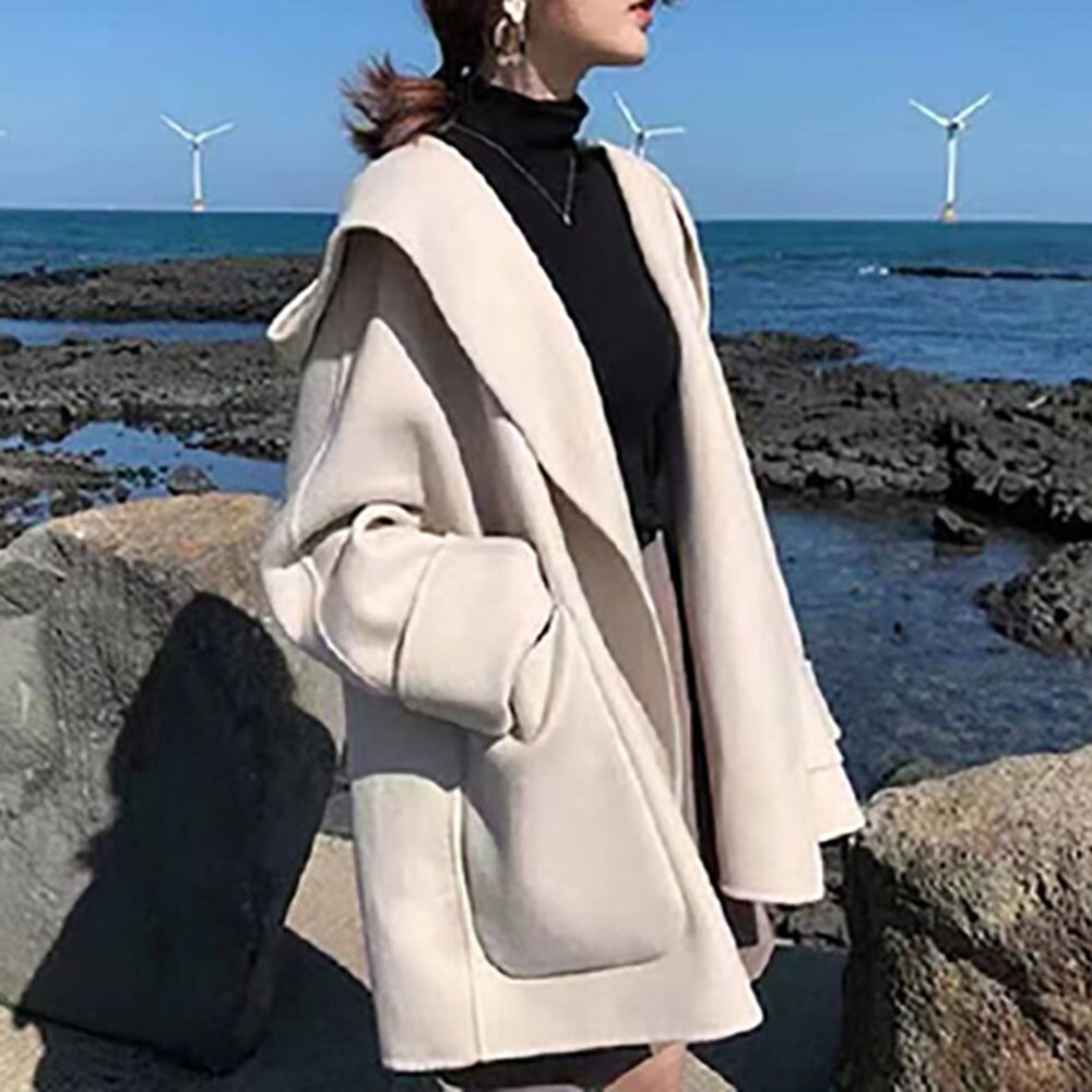 100% Sheep Wool Coat – Double-Face Overcoat