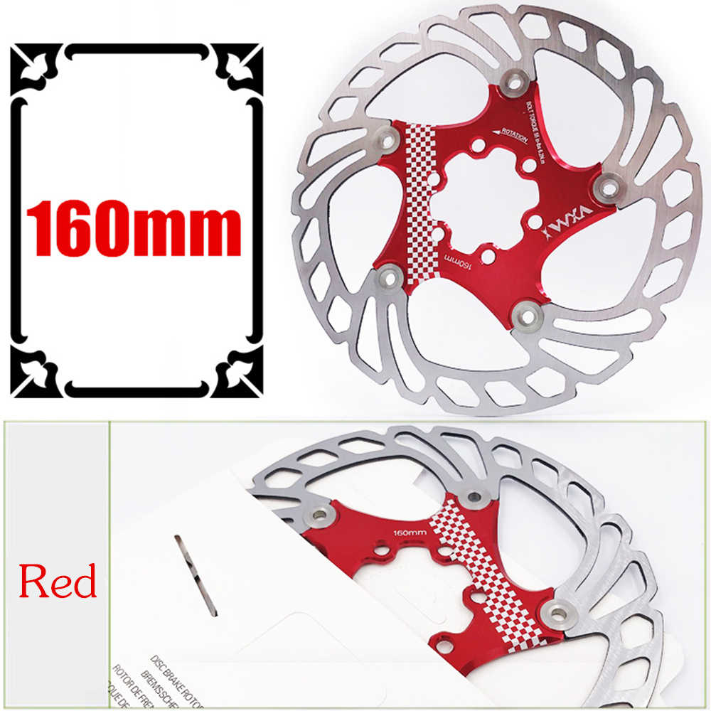 VXM Bicycle Floating brake disc float/ultralight MTB bike brake pads six hole disc rotors 140/160/180/203mm Bicycle parts