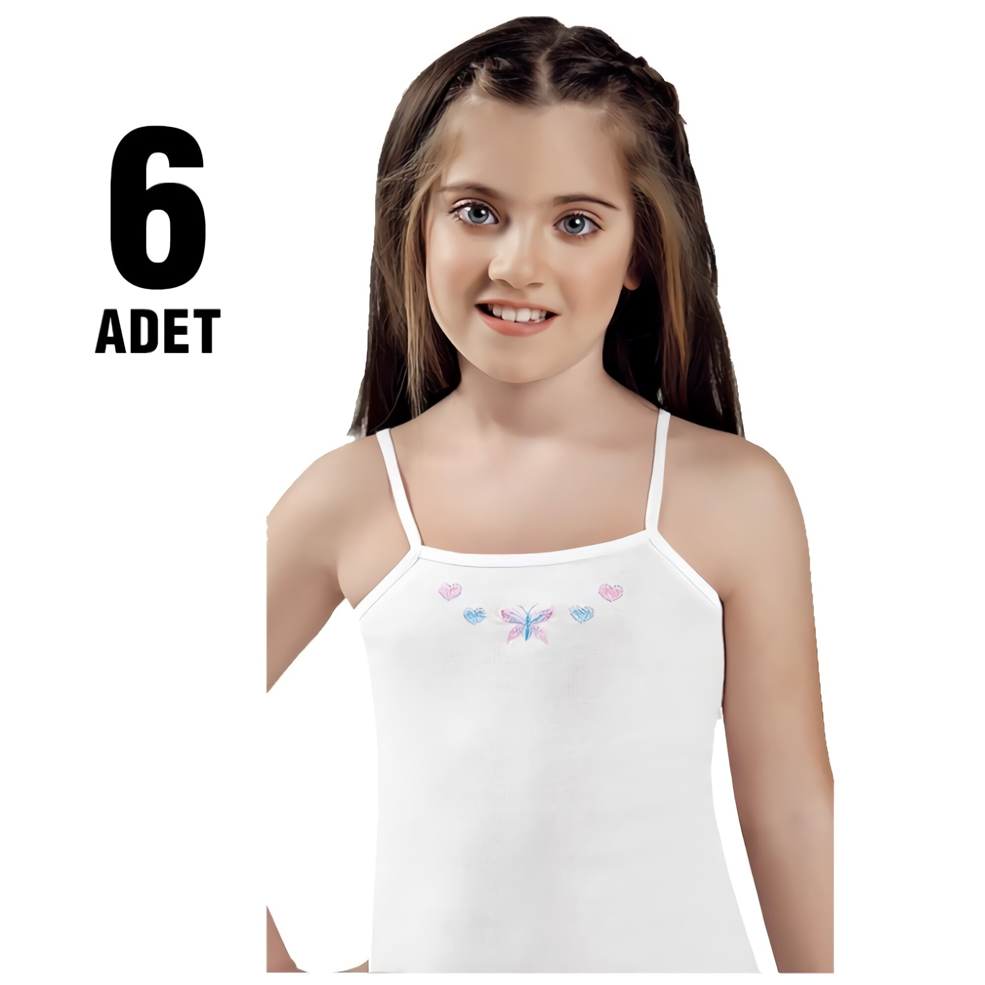100% cotone ragazza bambini corda cinghia ricamata atleta confezione da 6 biancheria intima 12 opzione di età diversa