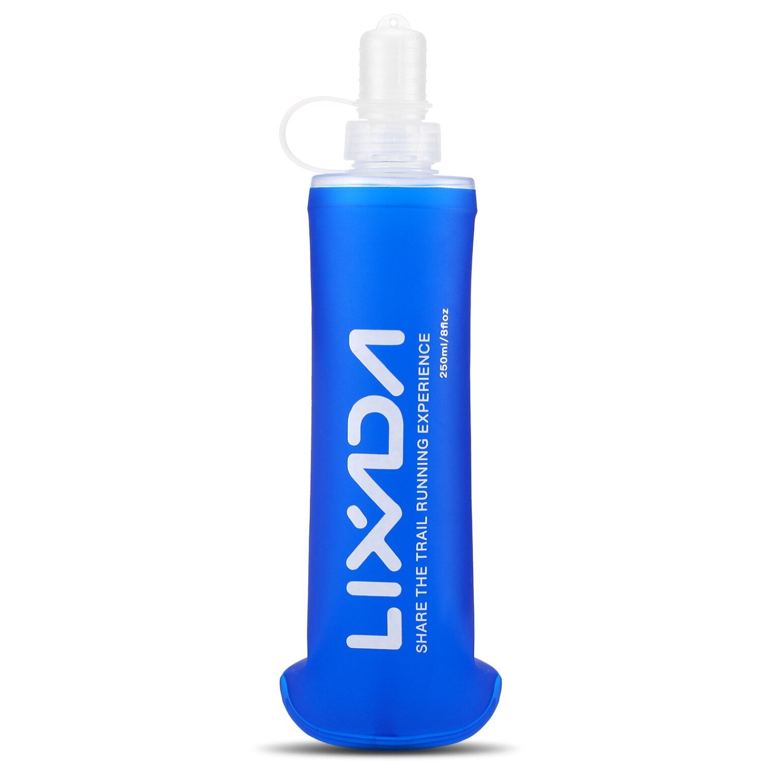 Lixada Weiche Flasche Falten BPA FREI Trink Wasser Flasche für Laufen draussen Wandern Radfahren 250mm 300mm 380mm 500mm: 250ml