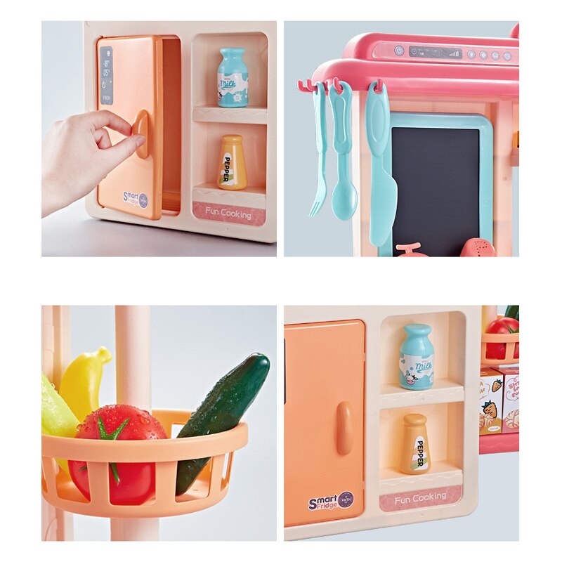 Nuova Funzione Acqua Calda Acqua di Rubinetto Lagre Dimensione Giochi di imitazione Da Cucina in Plastica Giocattolo per Bambini Cucina Cucina Giocattolo del Regalo Dei Bambini Giocattoli D138