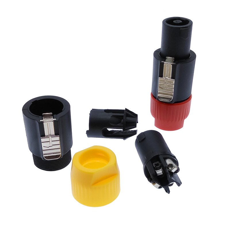Speakon Connector 4 Pole Male Luidspreker Audio 4 Pin Power Plug Led Connectors