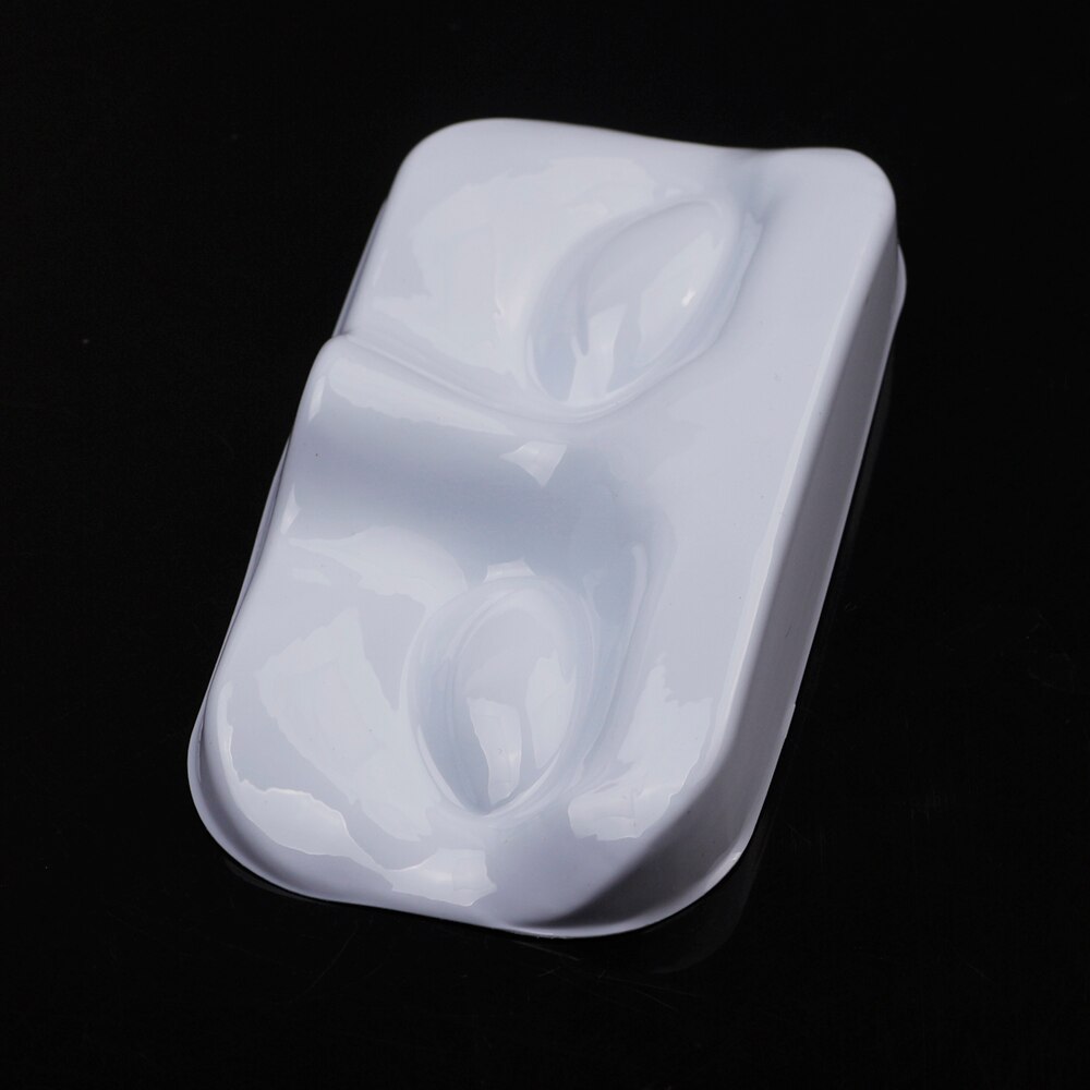 face shape lash trays eyelashes Packing box blank false eyelash tray white trays lashes packing tool eye lash box