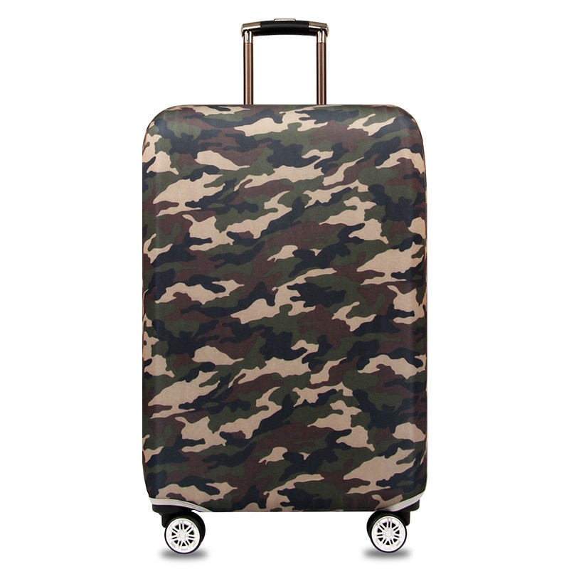 Camouflage Luggage Cover Suitable for 18-32 Inch Suitcase Protector Trolley Case Elastic Dust Cover Travel Accessorie